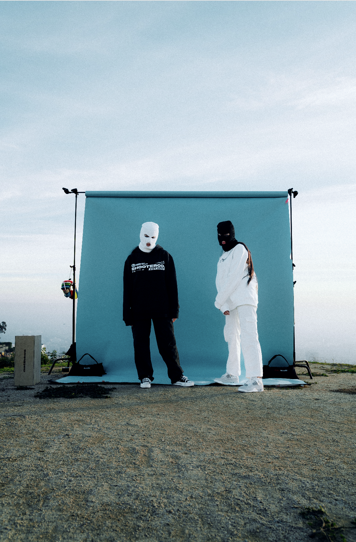 ShooterCO - Hoodie (WHITE & BLACK)