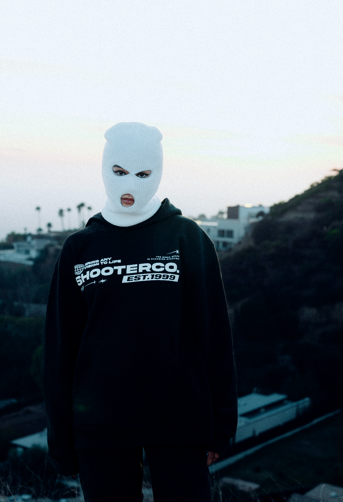 ShooterCO - Hoodie (WHITE & BLACK)