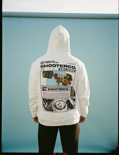 ShooterCO - Hoodie (WHITE & BLACK)