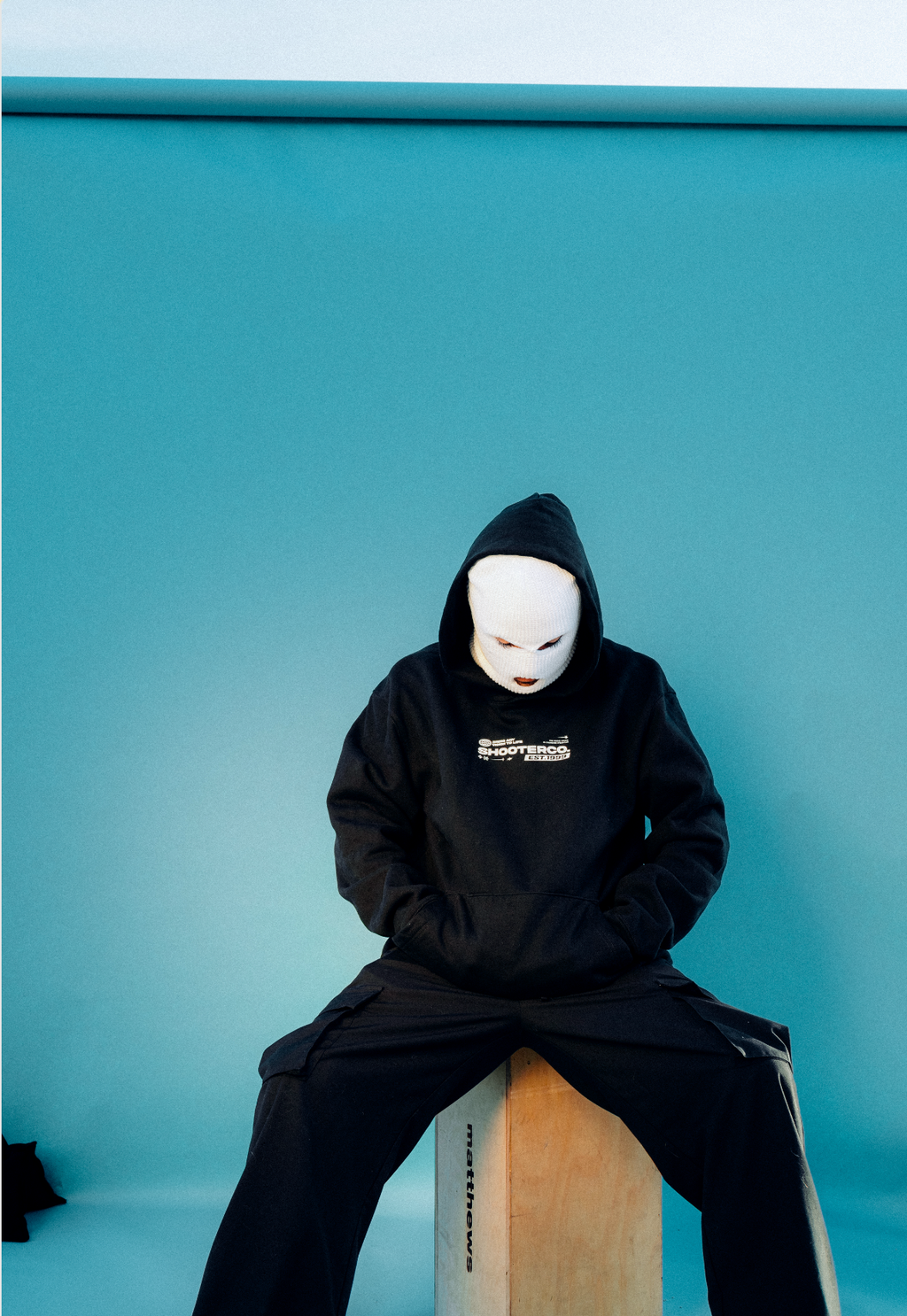 ShooterCO - Hoodie (WHITE & BLACK)