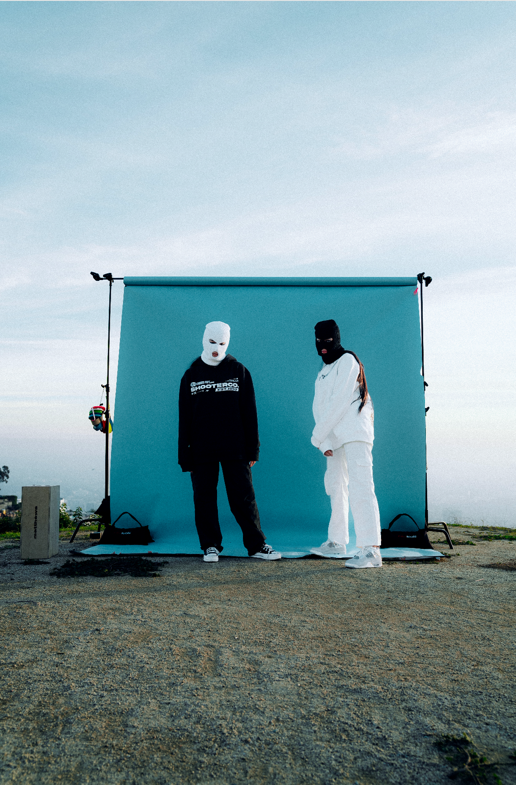 ShooterCO - Hoodie (WHITE & BLACK)