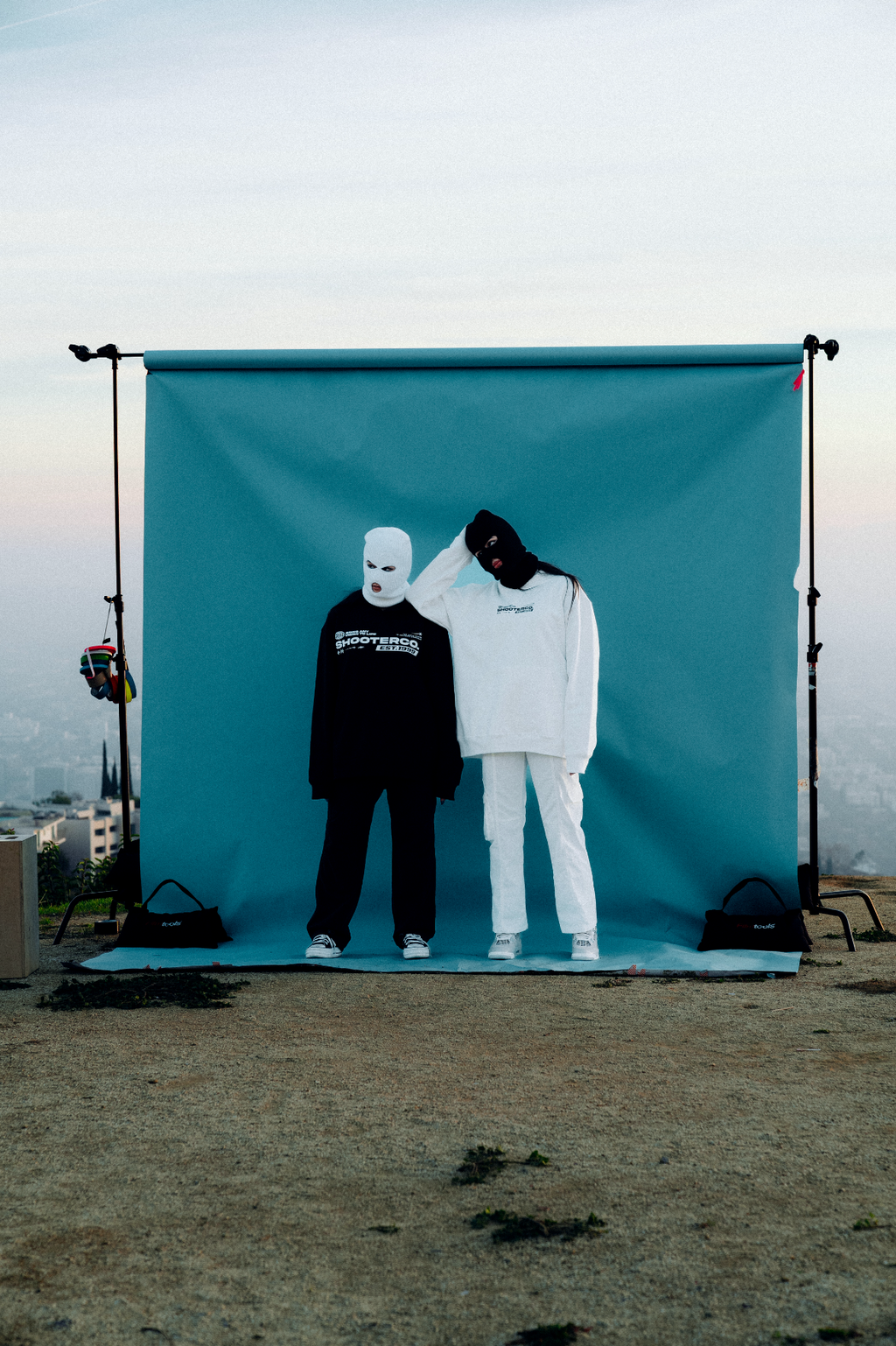 ShooterCO - Hoodie (WHITE & BLACK)