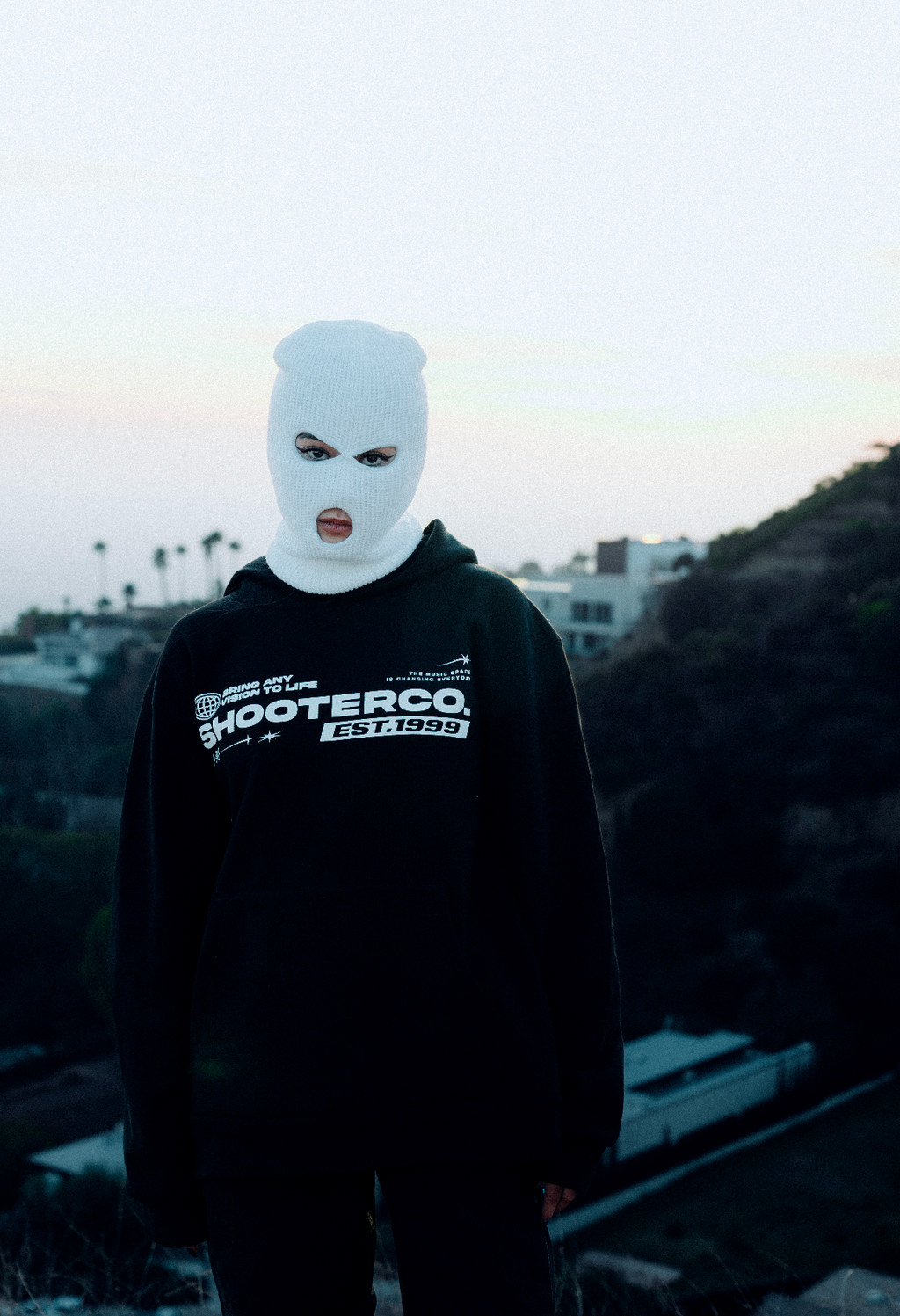 ShooterCO - Hoodie (WHITE & BLACK)
