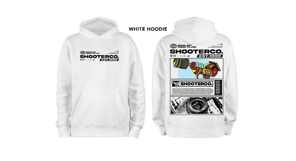 ShooterCO - Hoodie (WHITE & BLACK)